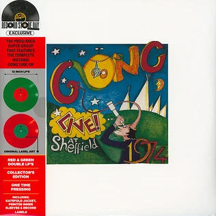 Gong - Live! At Sheffield 1974 Green & Red Record Store Day 2020 Edition