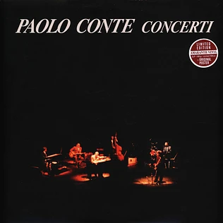 Paolo Conte - Concerti Amaranth Vinyl Edition