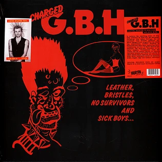 GBH - Leather, Bristles, No Survivors And Sick Boys Splattered Vinyl Edition