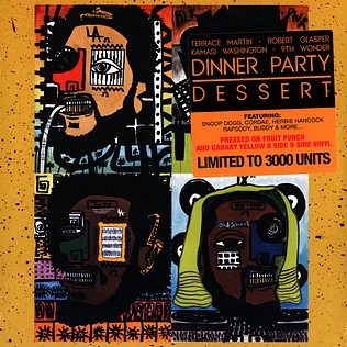 Dinner Party (Terrace Martin, Robert Glasper, 9th Wonder, & Kamasi Washington) - Dinner Party: Dessert Canary Yellow & Fruit Punch Vinyl Edition
