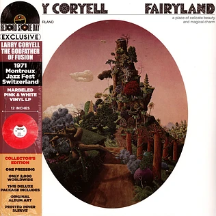 Larry Coryell - Fairyland Live In Montreaux Record Store Day 2022 Pink & White Vinyl Edition