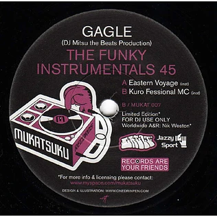 Gagle - The Funky Instrumentals 45 (DJ Mitsu The Beats Production)