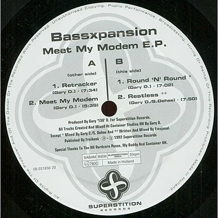 BassXPansion - Meet My Modem E.P.