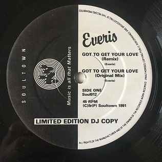 Everis - Got To Get Your Love