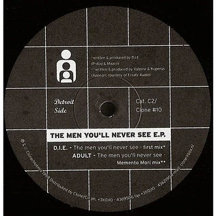 V.A. - The Men You'll Never See E.P.