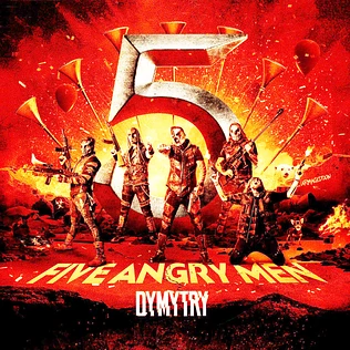 Dymytry - Five Angry Men Red Yellow Splatter Vinyl Editoin