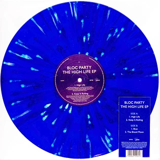 Bloc Party - The High Life EP Record Store Day 2024 Blue Splatter Vinyl Edition