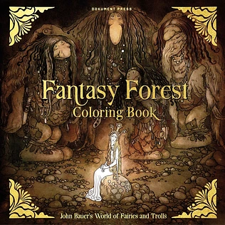 John Bauer - Fantasy Forest Coloring Book