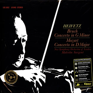 Jascha Heifetz - Bruch: Concerto In G Minor Mozart: Concerto In D Major