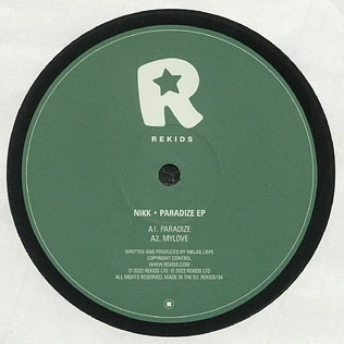 Nikk - Paradize EP