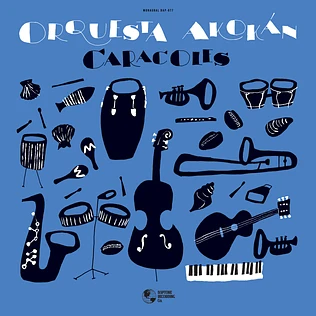 Orquesta Akokan - Caracoles Ocean Blue Vinyl Edition