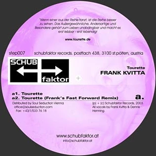 Frank Kvitta - Tourette
