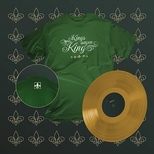 haiyti - kings sagen king HHV Exclusive Golden Vinyl LP & T-Shirt Bundle