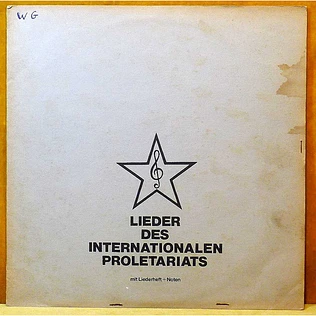 Arbeiter-Musik-Assoziation Hannover - Lieder Des Internationalen Proletariats