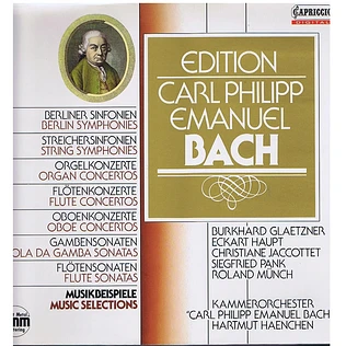 Carl Philipp Emanuel Bach - Edition Carl Philipp Emanuel Bach Musikbeispiele Music Selections