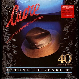 Antonello Venditti - Cuore 40th Anniversary Edition Black Vinyl Edition