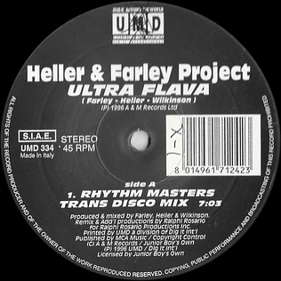Heller & Farley Project - Ultra Flava (Rhythm Masters Mixes)