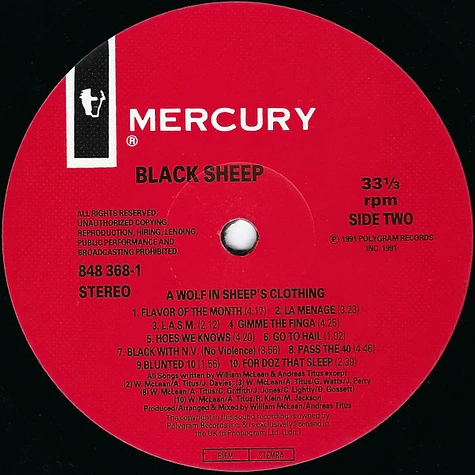 Black Sheep - A Wolf In Sheep's Clothing