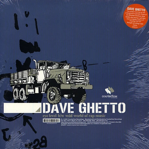 Dave Ghetto - Eye Level / Wild World Of Rap Music