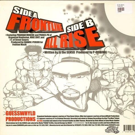 El Da Sensei - Frontline B/W All Rise
