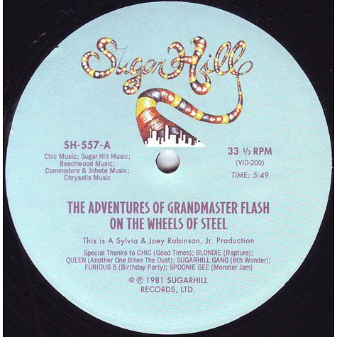 Grandmaster Flash / Grandmaster Flash & The Furious Five - The Adventures Of Grandmaster Flash On The Wheels Of Steel / The Birthday Mix