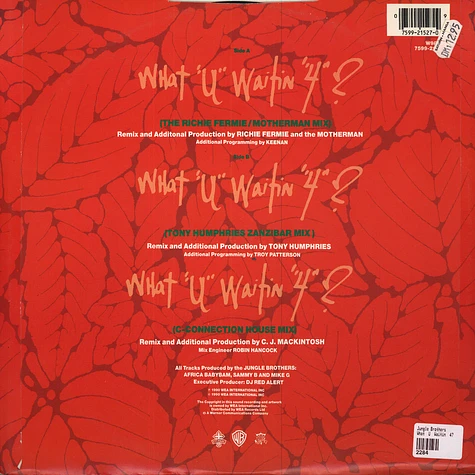 Jungle Brothers - What "U" Waitin "4"? (Remixes)
