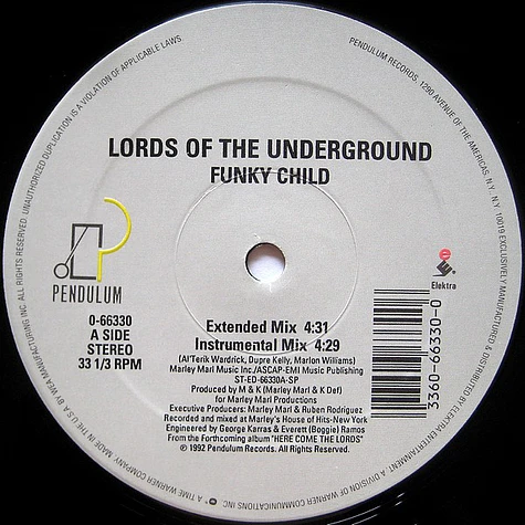 Lords Of The Underground - Funky Child