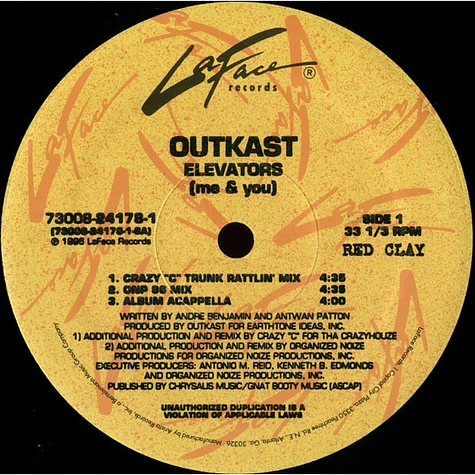 OutKast - Elevators (Me & You)