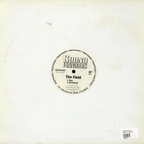 Sound Providers - Dope Transmission / The Field - Vinyl 12