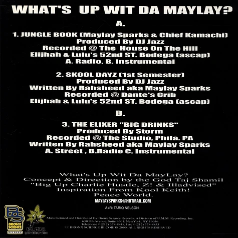 Maylay Sparks - What's Up Wit Da Maylay ?