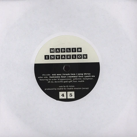 Madlib - Madlib Invazion EP