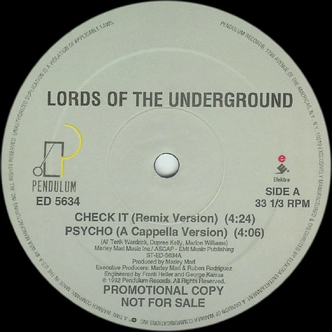 Lords Of The Underground - Check It
