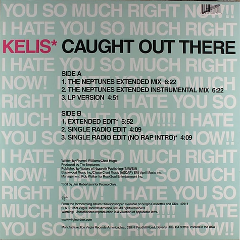 Kelis - Caught Out There (I Hate You So Much Right Now!)