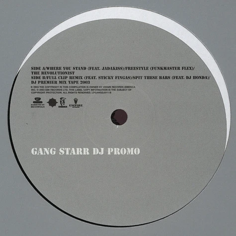 Gang Starr - Where you stand feat. Jadakiss