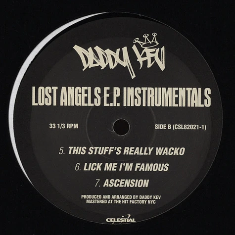 Daddy Kev - Lost Angels (Instrumentals)