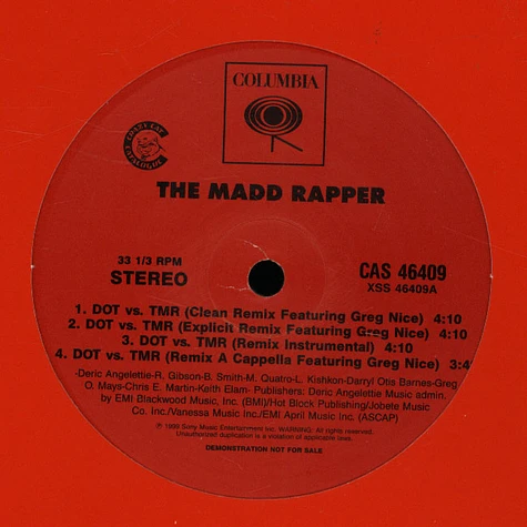 Madd Rapper - Dot vs. tmr Remix feat. Greg Nice