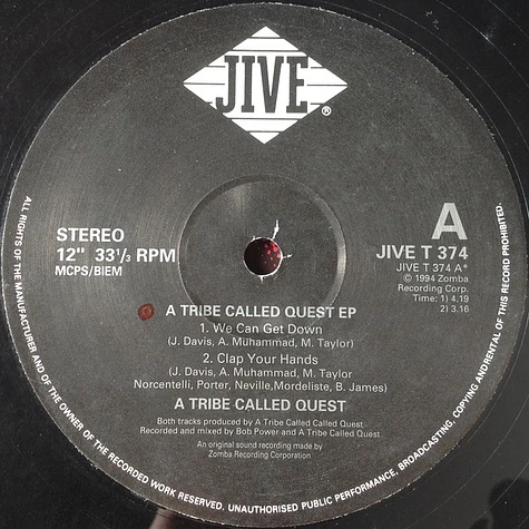 A Tribe Called Quest - A Tribe Called Quest EP