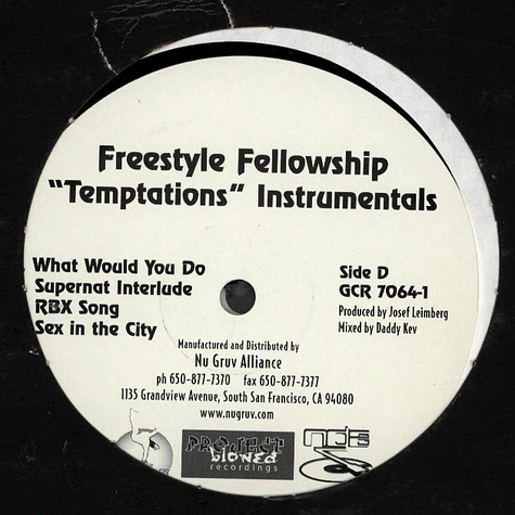 Freestyle Fellowship - Temptations Instrumentals