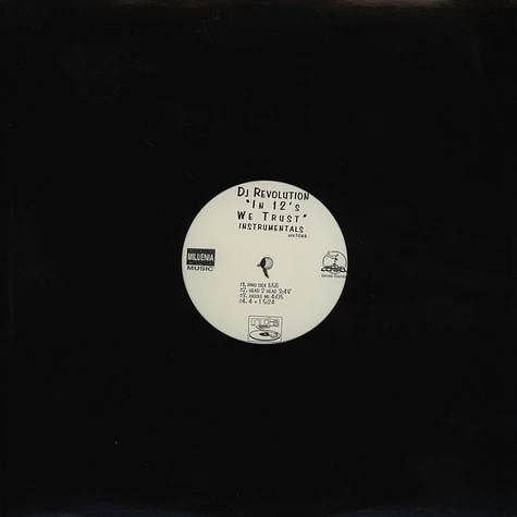 DJ Revolution - In 12's we trust instrumentals