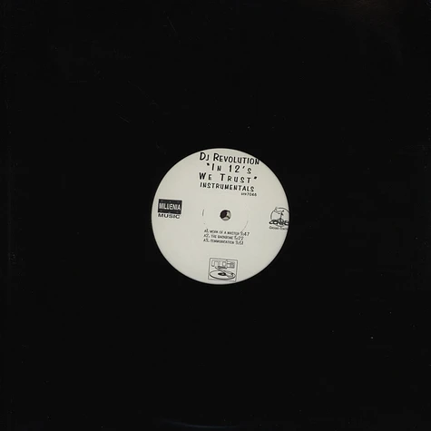 DJ Revolution - In 12's we trust instrumentals