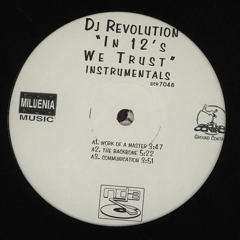 DJ Revolution - In 12's we trust instrumentals