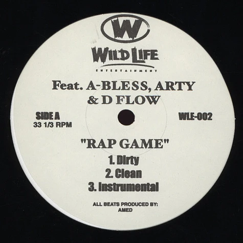 Showbiz presents Wildlife - Rap Game feat. A-Bless, Party Arty & D-Flow