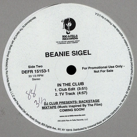 Beanie Sigel - In the club