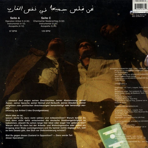 Advanced Chemistry - Operation §3 / Chemischer Niederschlag