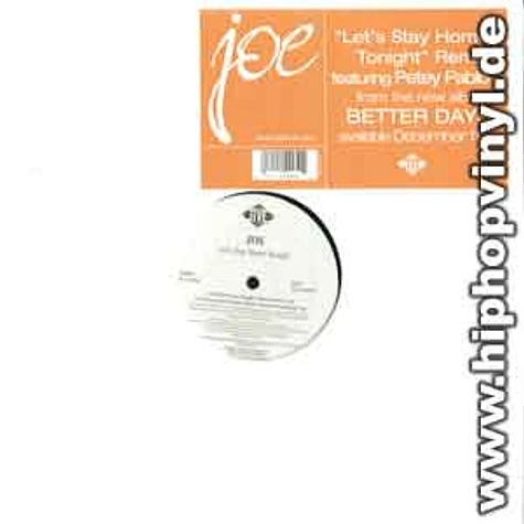 Joe - Let's stay home tonight remix