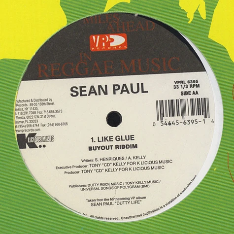Sean Paul - Give Me The Light Buzz Riddim