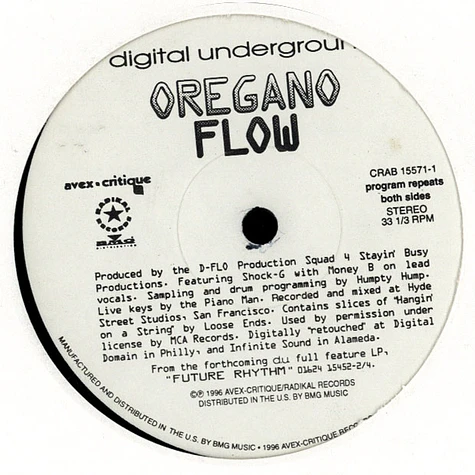 Digital Underground - Oregano flow