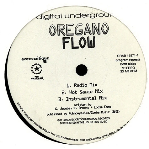 Digital Underground - Oregano flow