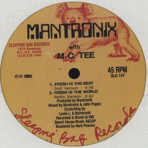 Mantronix - Fresh Is The Word