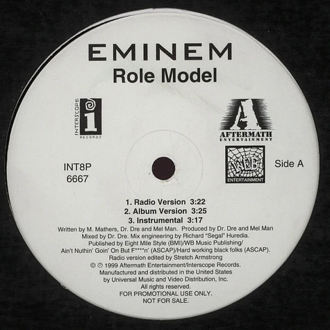 Eminem - Role Model / Cum On Everybody